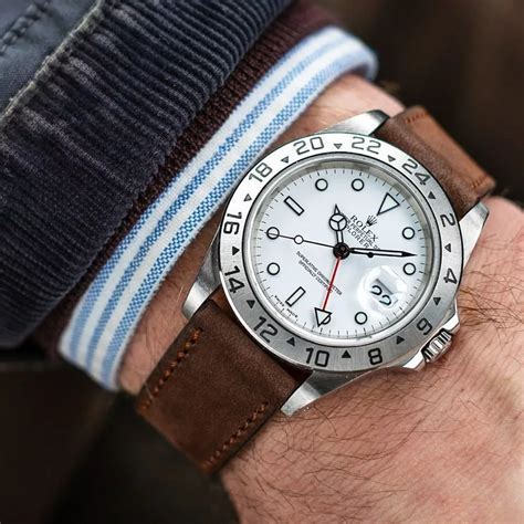 rolex explorer ii armband|rolex explorer khaki strap.